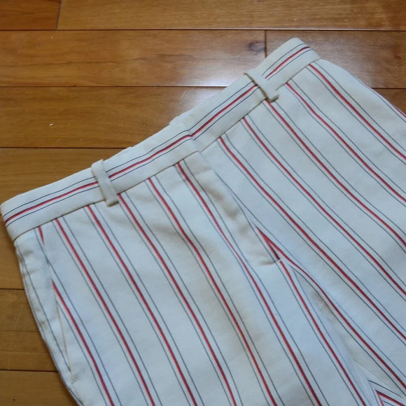 Sandro Ringo Cropped Striped Pants Size 36 US XS/S - Picture 3 of 12